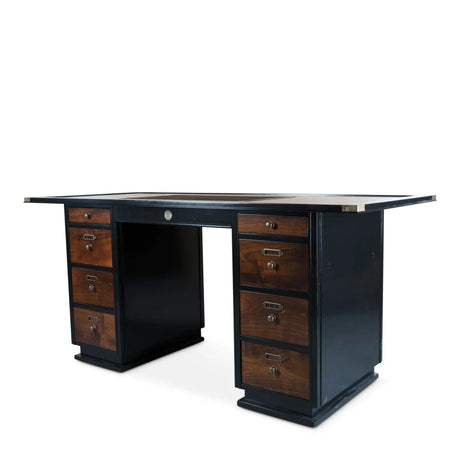 Authentic Models Captain's Desk, Black