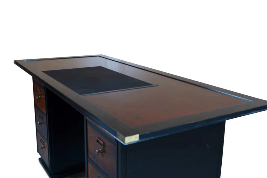 Authentic Models Captain's Desk, Black