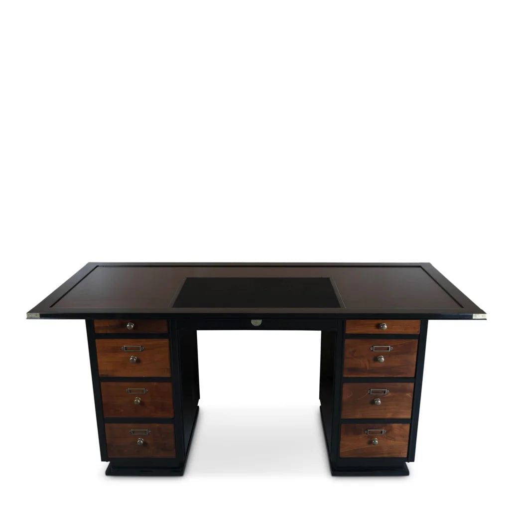 Authentic Models Captain's Desk, Black