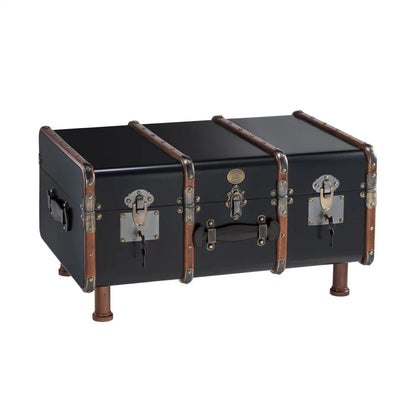 Authentic Models Stateroom Trunk Table, Black