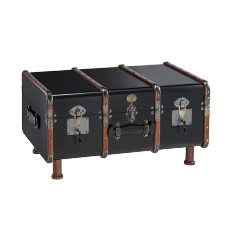 Authentic Models Stateroom Trunk Table, Black