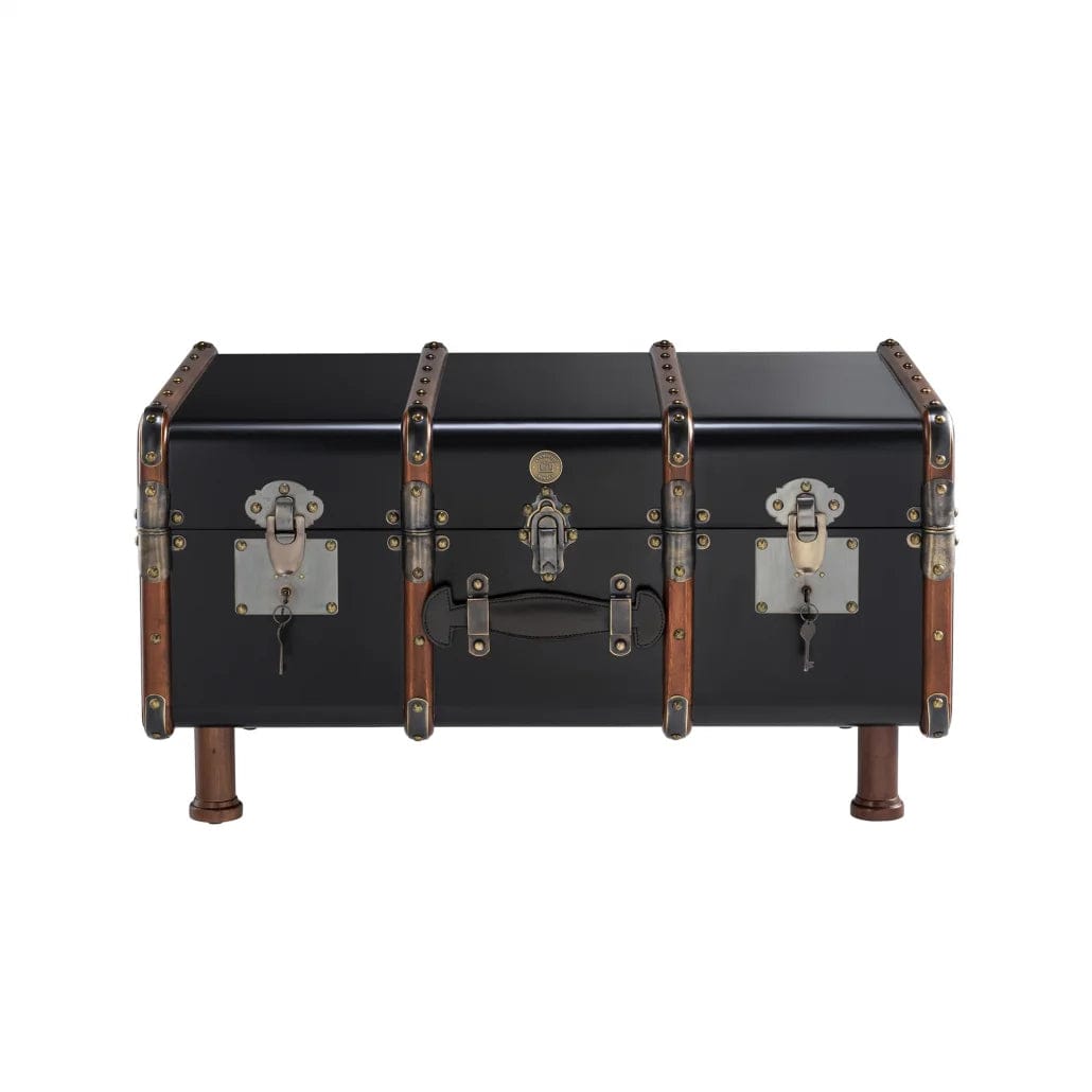 Authentic Models Stateroom Trunk Table, Black