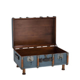 Authentic Models Stateroom Trunk Table, Petrol