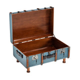 Authentic Models Stateroom Trunk Table, Petrol