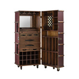 Authentic Models Stateroom Bar Burgundy