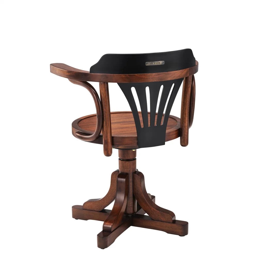 Authentic Models Purser's Chair, Black & Honey