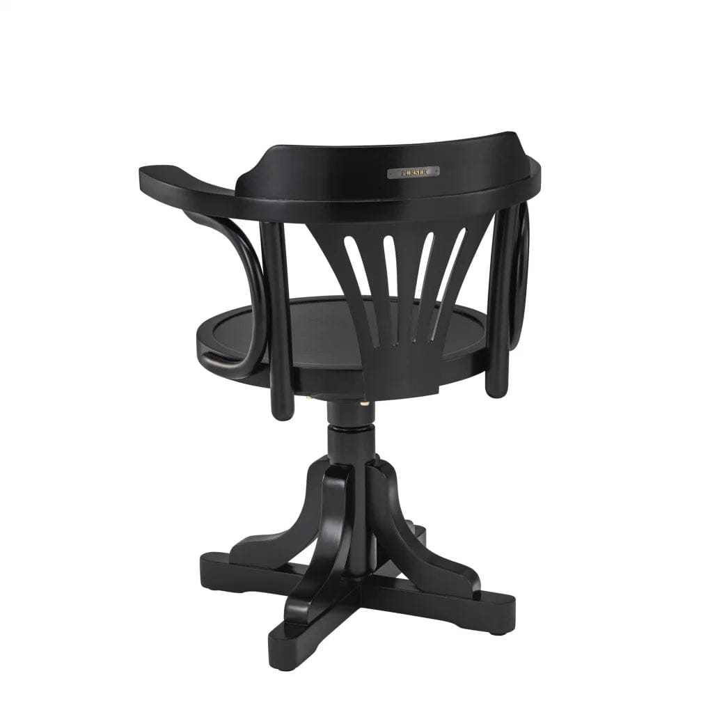 Authentic Models Purser's Chair, Black