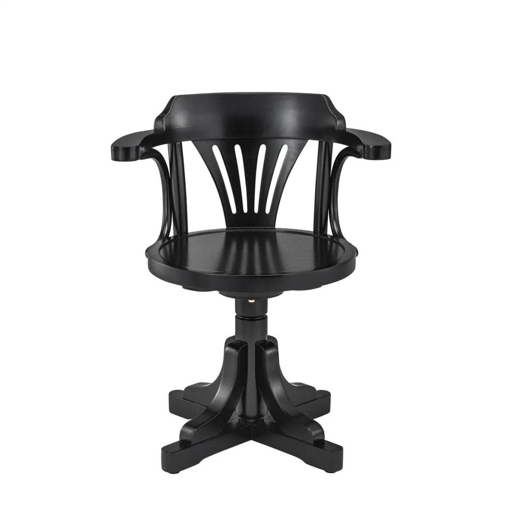 Authentic Models Purser's Chair, Black