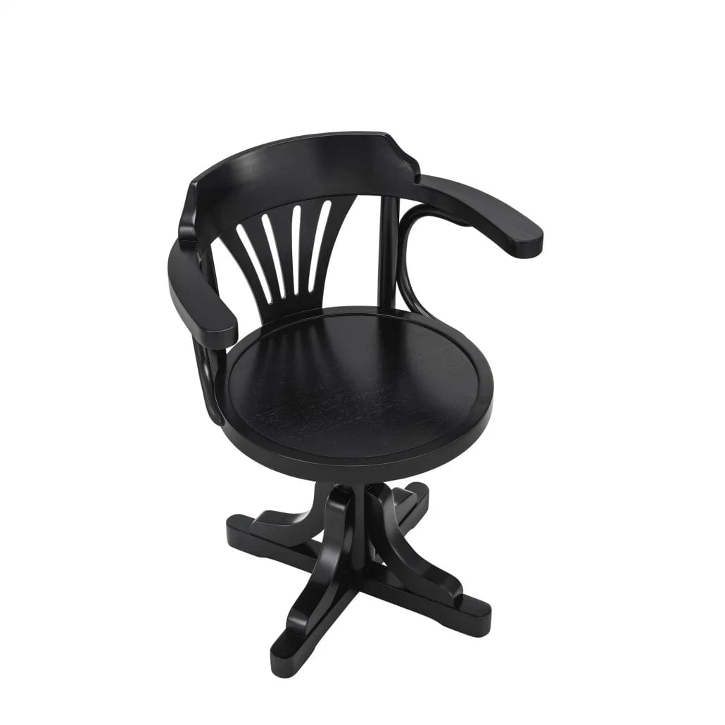 Authentic Models Purser's Chair, Black