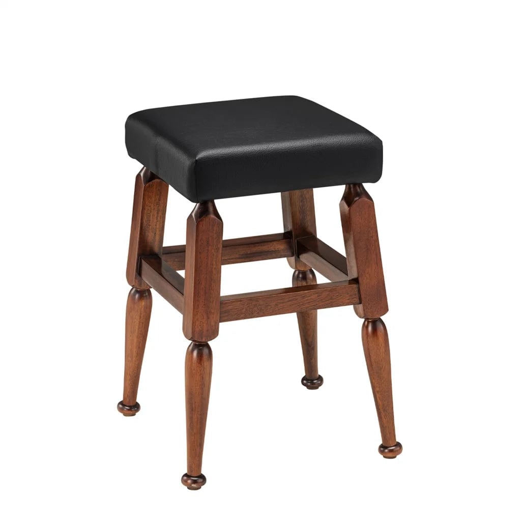 Authentic Models Mayan Low Barstool, Black