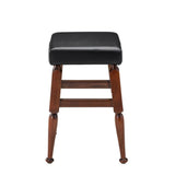 Authentic Models Mayan Low Barstool, Black