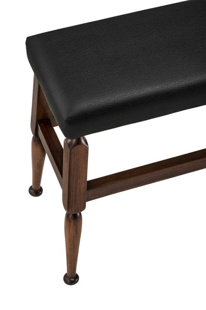 Authentic Models Mayan Bench Stool, Black