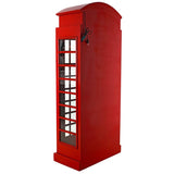 Design Toscano British Telephone Booth Display Cabinet