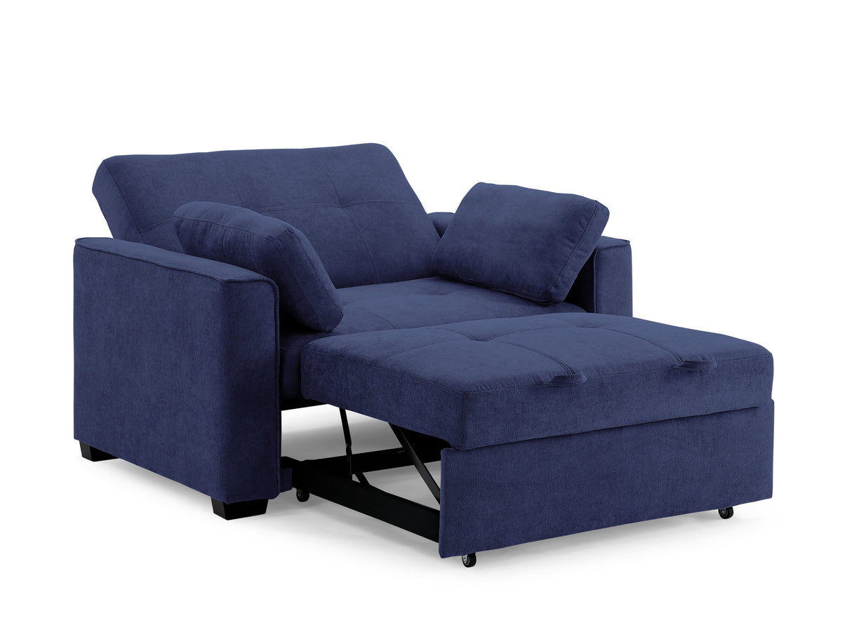 Night And Day Furniture Nantucket Twin Sofa Bed - Navy