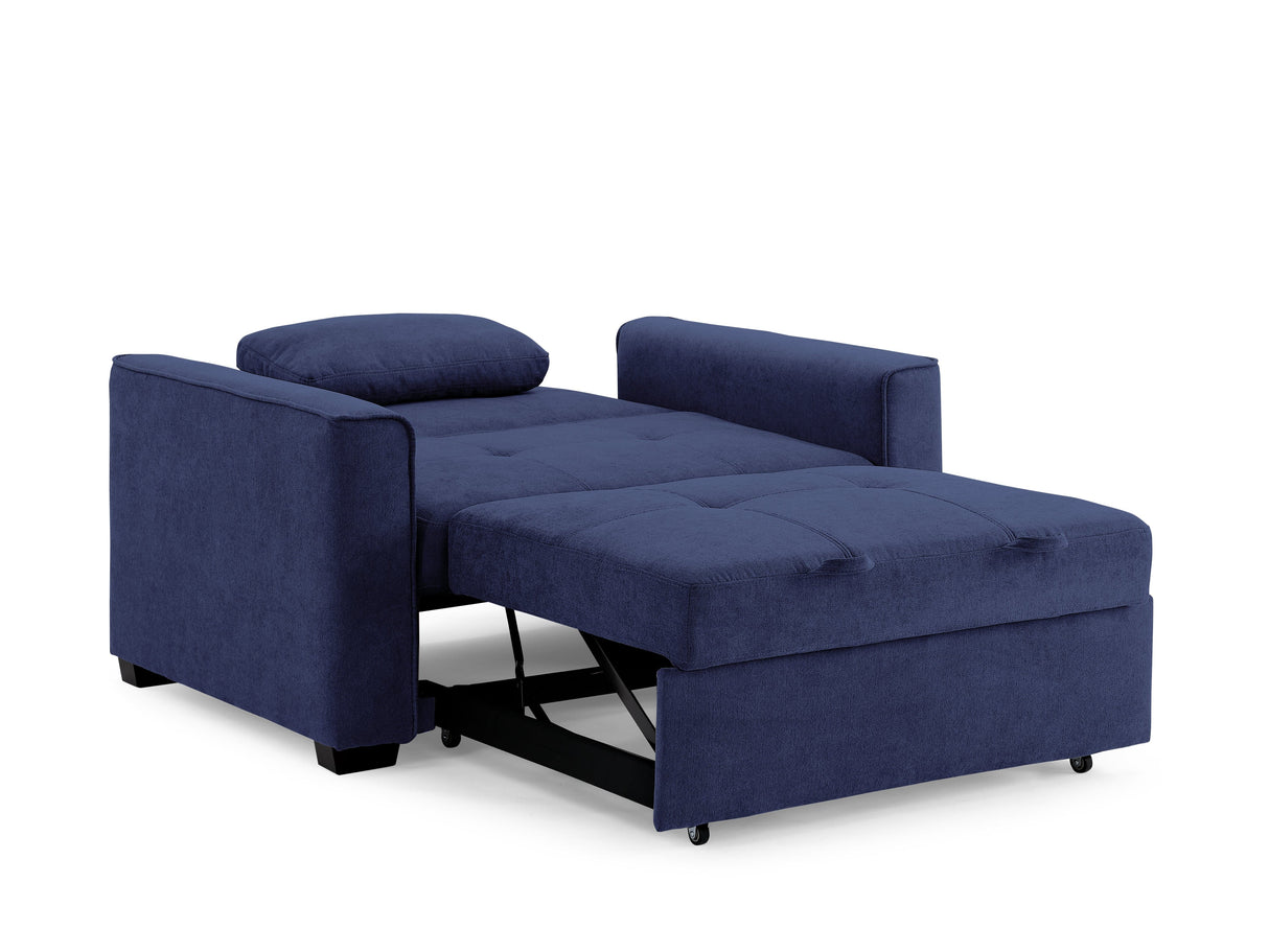 Night And Day Furniture Nantucket Twin Sofa Bed - Navy