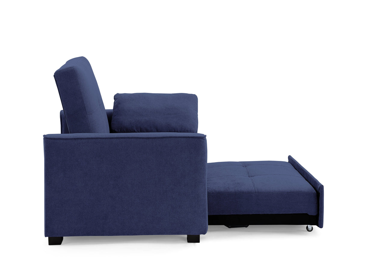 Night And Day Furniture Nantucket Twin Sofa Bed - Navy