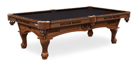 Holland Bar Stool Co. 8' Boston Bruins Pool Table - Plain Cloth - Atomic Game Store