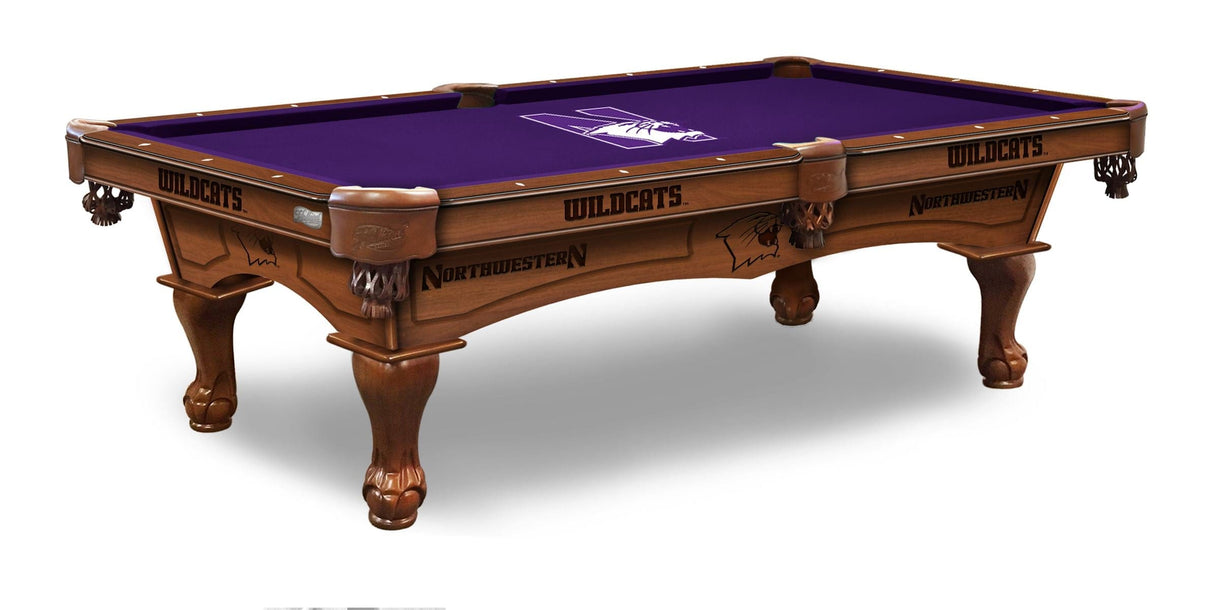 Holland Bar Stool Co. 8' Northwestern University Pool Table