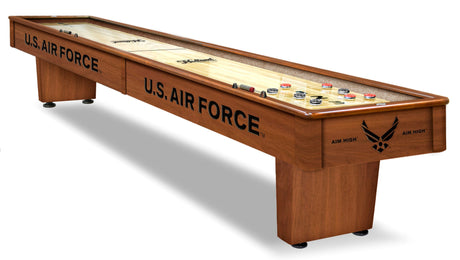 Holland Bar Stool Co. 12' USA Air Force Shuffleboard Table - Atomic Game Store