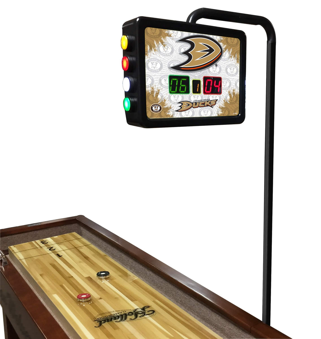 Holland Bar Stool Co. 12' Anaheim Ducks Shuffleboard Table