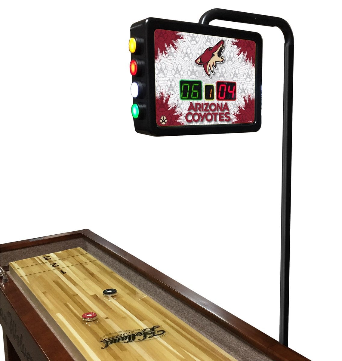 Holland Bar Stool Co. 12' Arizona Coyotes Shuffleboard Table