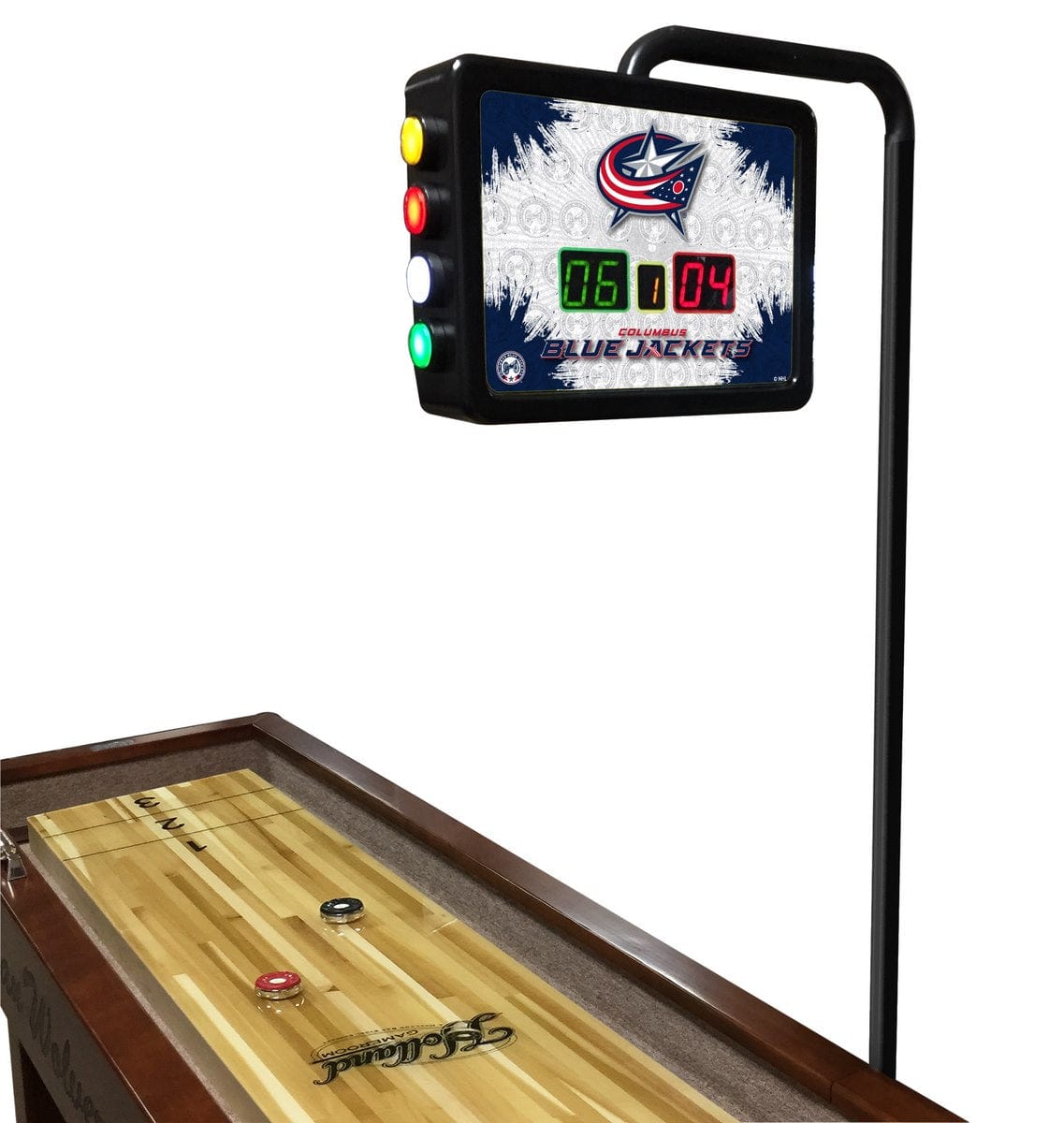 Holland Bar Stool Co. 12' Columbus Blue Jackets Shuffleboard Table