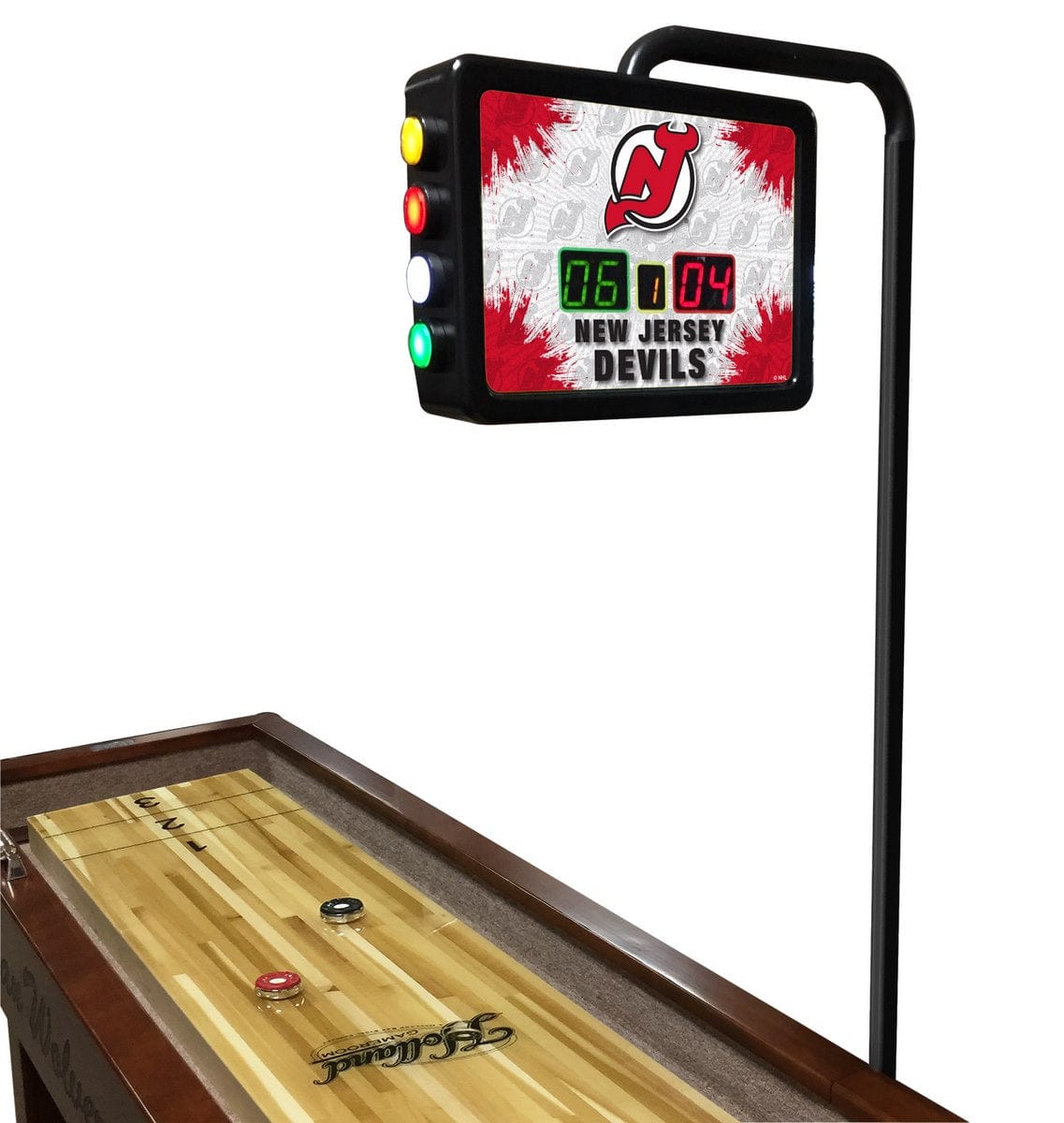 Holland Bar Stool Co. 12' New Jersey Devils Shuffleboard Table