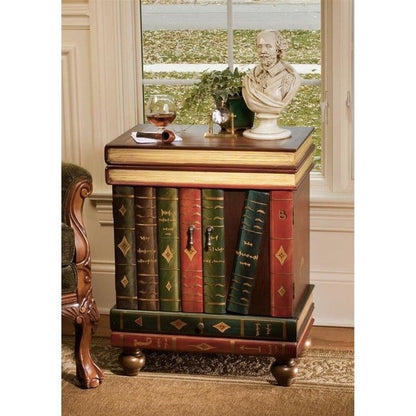 Design Toscano The Lord Byron Wooden Side Table