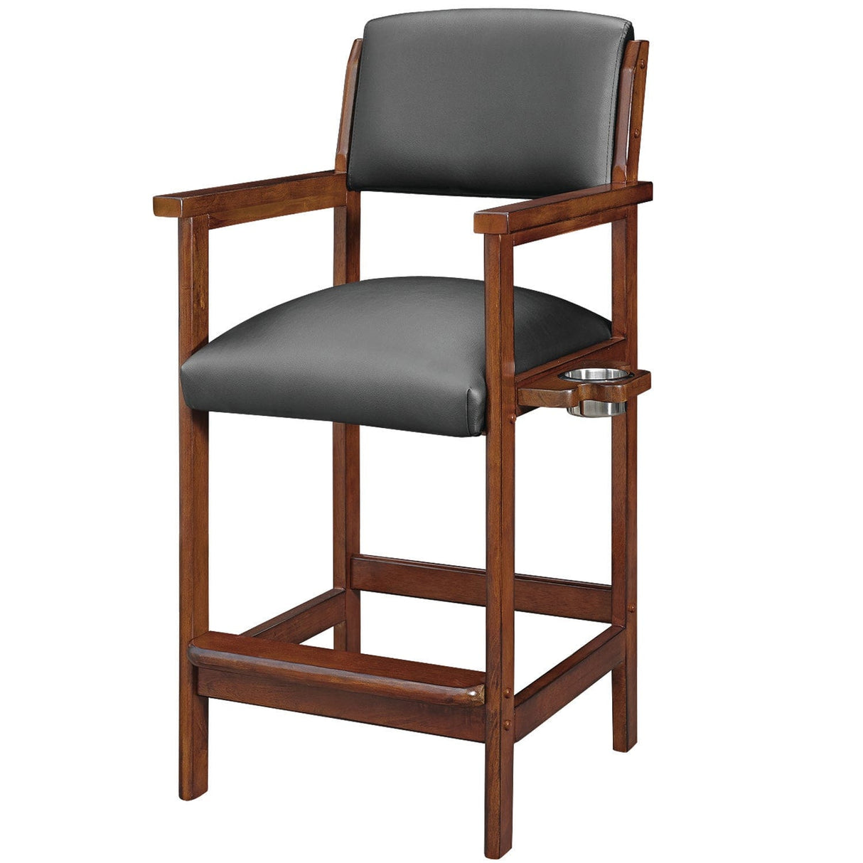 RAM Game Room Spectator 29 in. Upholstered Barstool w/ Drink Holder - Atomic Game Store