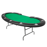 BBO Prestige Folding Leg Poker Table - Black - Atomic Game Store