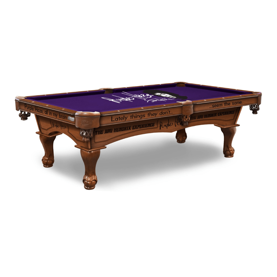 Holland Bar Stool Co. 8' Jimi Hendrix Pool Table - Purple Haze - Atomic Game Store