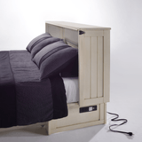 Night and Day Furniture Daisy Queen Murphy Cabinet Bed White