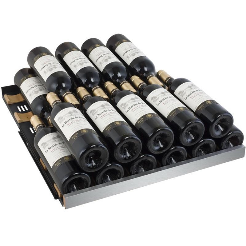 Allavino 24&quot; Wide FlexCount II Tru-Vino 177 Bottle Single Zone Stainless Steel Wine Refrigerator
