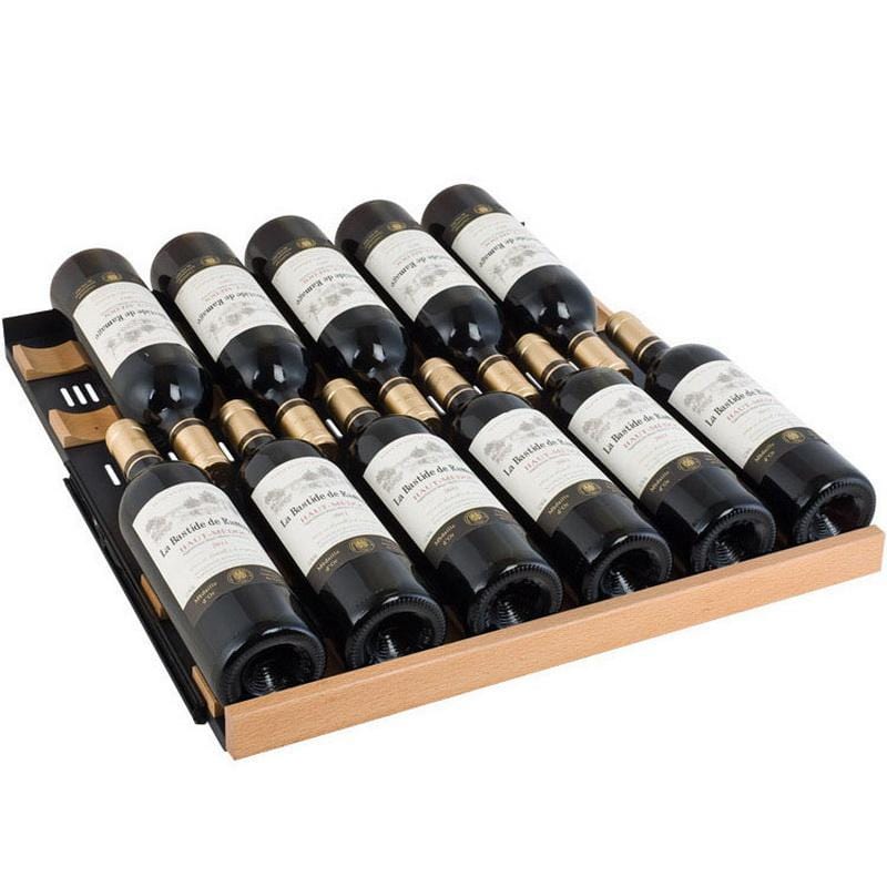 Allavino 24&quot; Wide FlexCount II Tru-Vino 177 Bottle Single Zone Black Wine Refrigerator