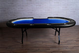 BBO Aces Pro Alpha LED Folding Poker Table - Black - Atomic Game Store