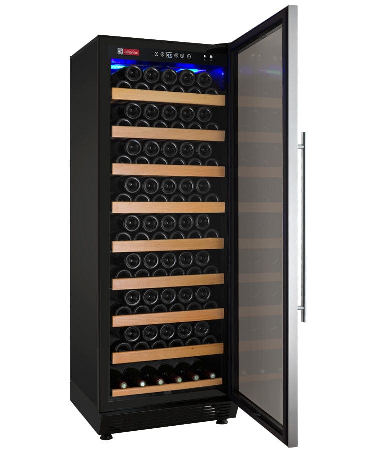 Allavino 24&quot; Wide Vite II Tru-Vino 99 Bottle Single Zone Stainless Steel Right Hinge Wine Refrigerator
