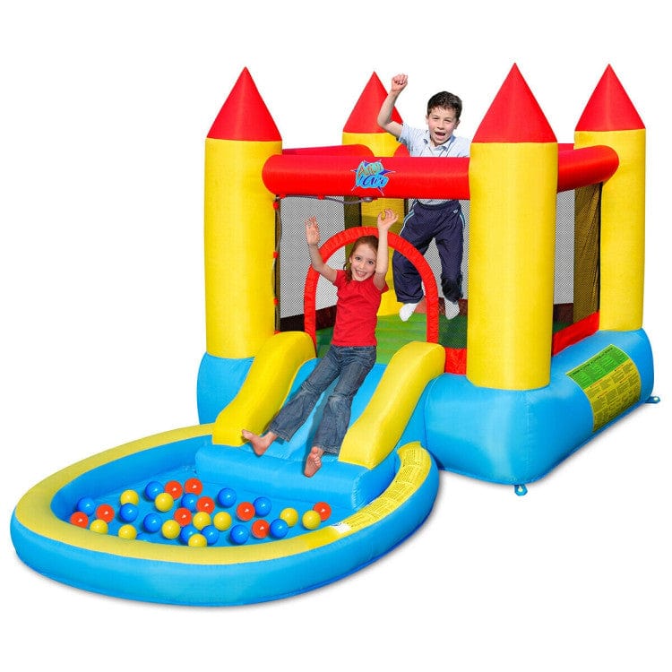 Costway Inflatable Kids Slide Bounce House