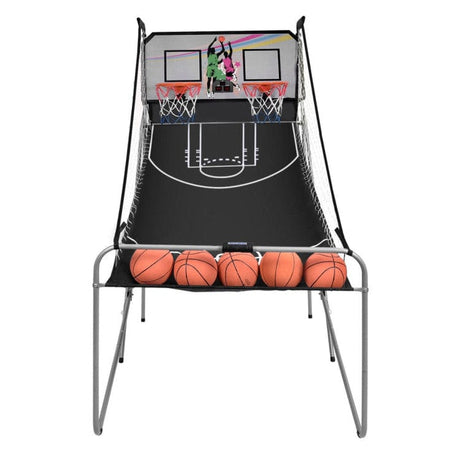 Costway Indoor Double Electronic Basketball Game 4 Balls