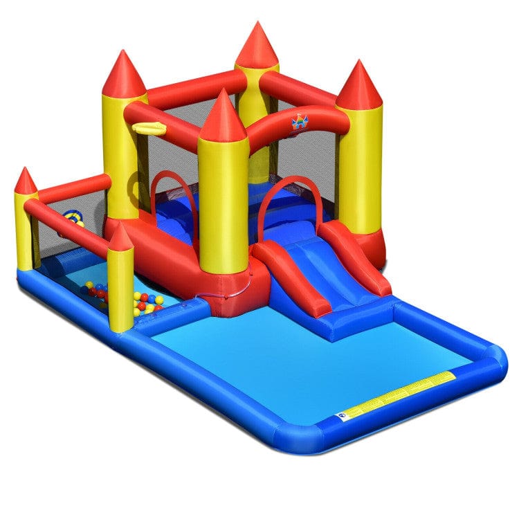 Costway Inflatable Water Slide Castle Kids Bounce House
