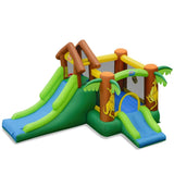 Costway Kids Inflatable Jungle Bounce House Castle Bag