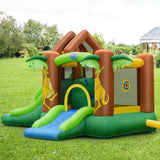 Costway Kids Inflatable Jungle Bounce House Castle Bag