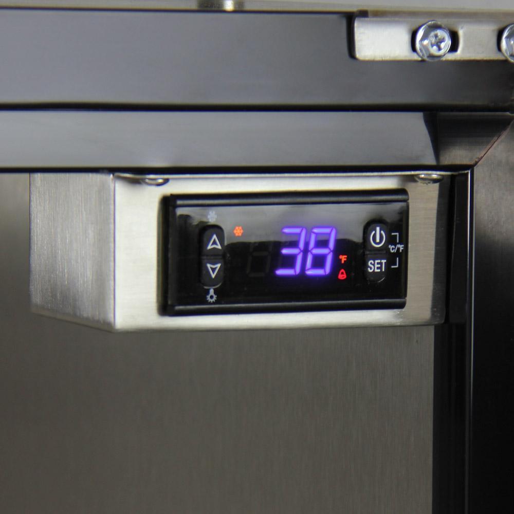 Kegco Full Size Digital Undercounter Cold Brew Coffee Javarator - Black Right Hinge