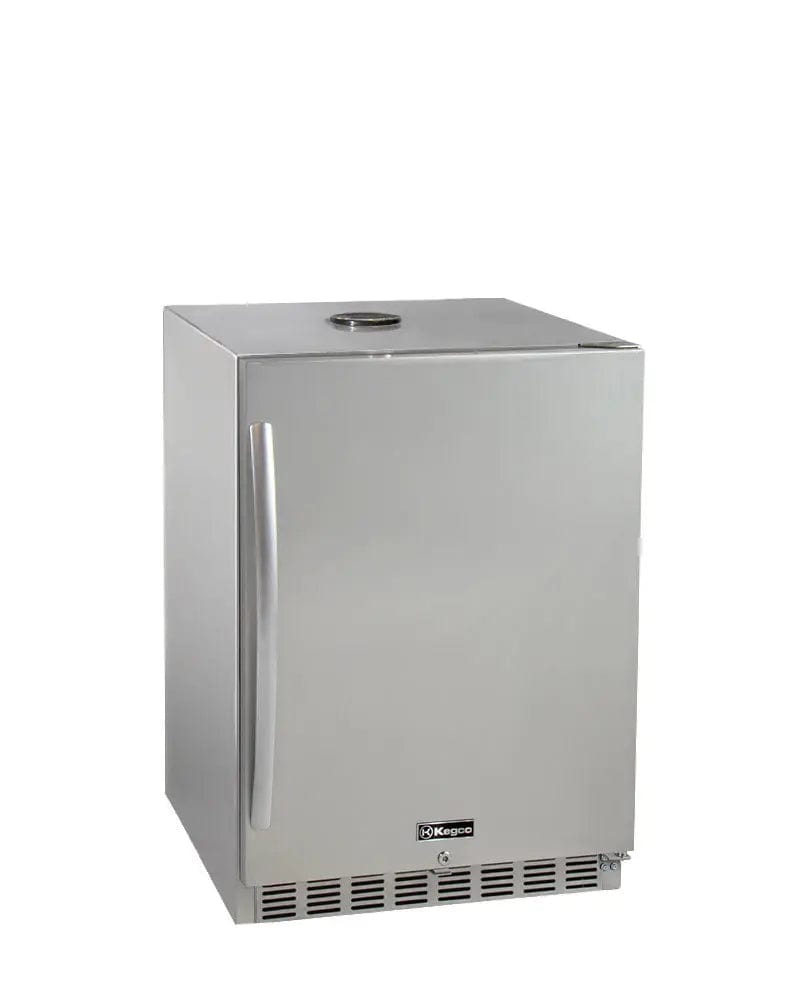 Kegco 24&quot; Wide All Stainless Steel Commercial Built-In Outdoor Kegerator