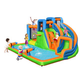 Costway Inflatable Water Slide Dual Climbing Walls