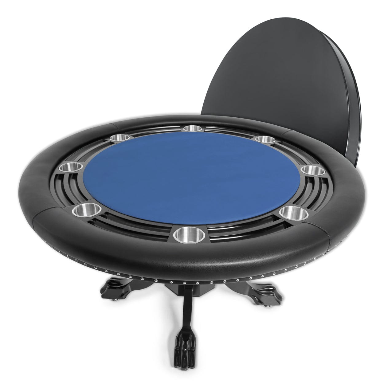 BBO Nighthawk 55&quot; Round Poker Table w/ Chip Tray - Atomic Game Store