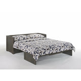 Night and Day Furniture Murphy Cube Queen Cabinet Bed Stonewash