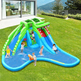 Costway 7-in-1 Inflatable Bounce House Splashing Pool