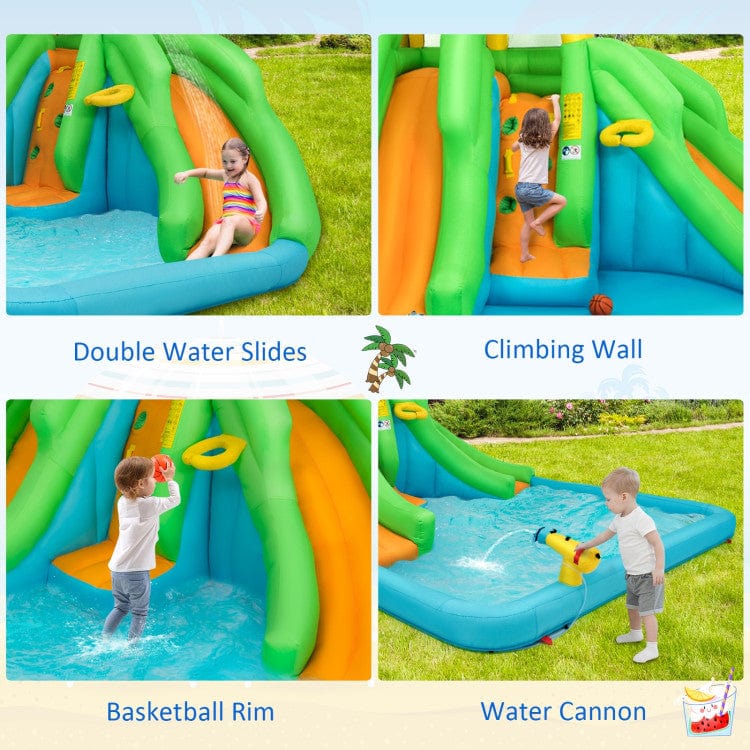 Costway Kids Inflatable Water Park Bounce House