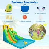 Costway Kids Inflatable Water Park Bounce House