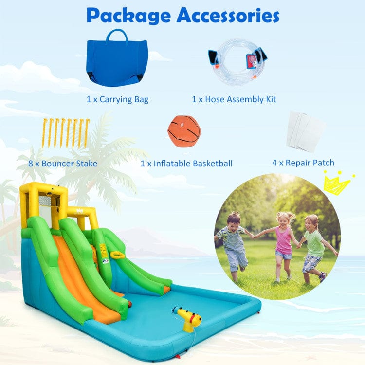 Costway Kids Inflatable Water Park Bounce House